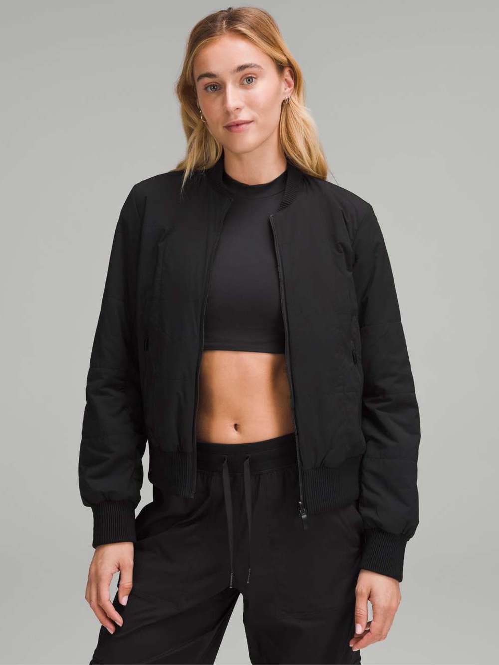 Lululemon Reversible Insulated Bomber Jacket Lightweight Zip-Up - #121